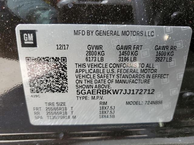 5GAERBKW7JJ172712 - 2018 BUICK ENCLAVE ESSENCE ყავისფერი ფოტო 14