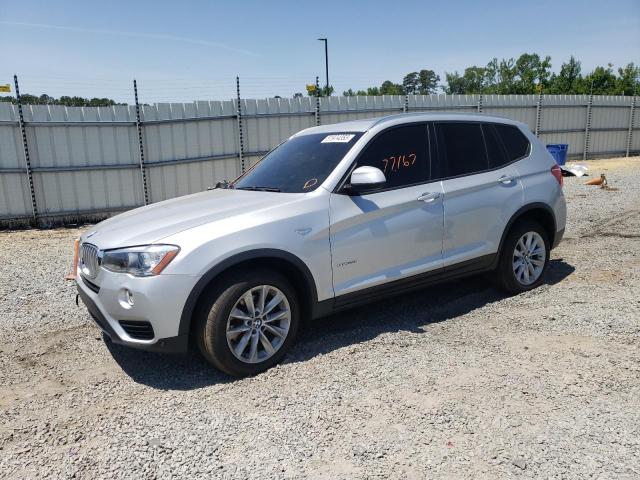 5UXWZ7C56H0U45868 - 2017 BMW X3 SDRIVE28I SILVER photo 1