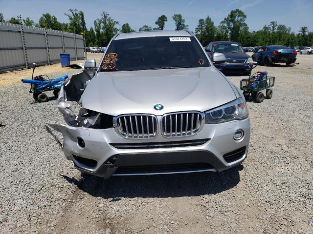 5UXWZ7C56H0U45868 - 2017 BMW X3 SDRIVE28I SILVER photo 5