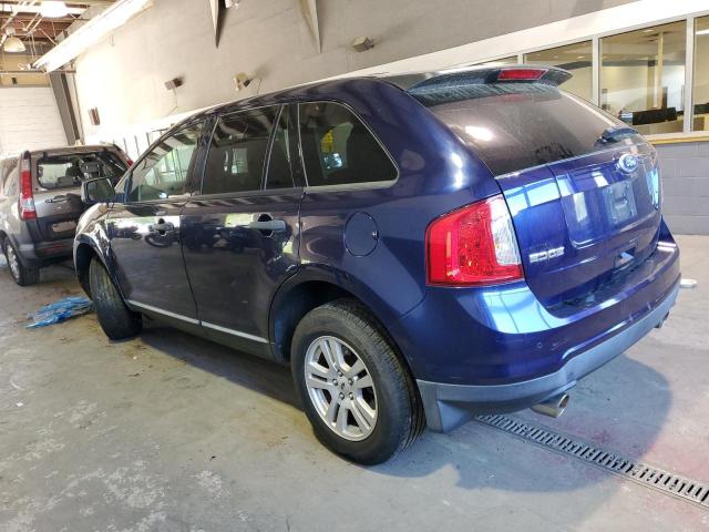 2FMDK3GC1BBA14743 - 2011 FORD EDGE SE BLUE photo 2