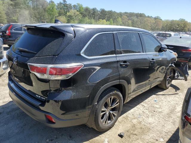 5TDJKRFH2GS305023 - 2016 TOYOTA HIGHLANDER XLE BLACK photo 3