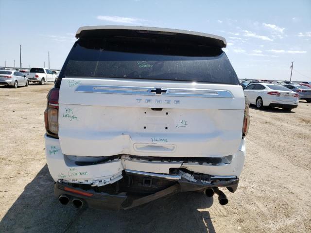 1GNSKTKL7MR490148 - 2021 CHEVROLET TAHOE K1500 HIGH COUNTRY WHITE photo 6