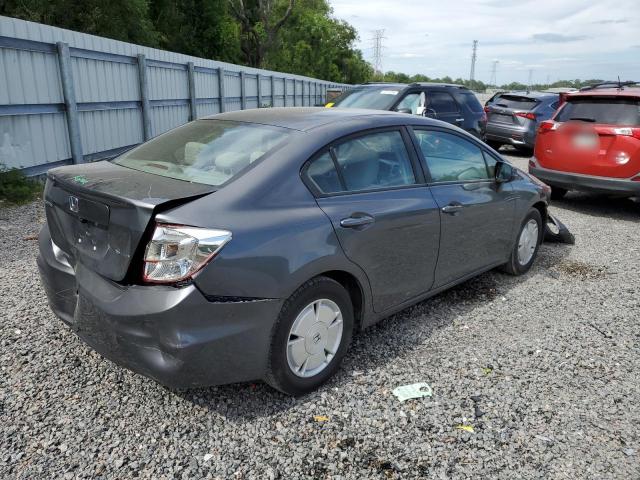 2HGFB2F50CH300805 - 2012 HONDA CIVIC LX GRAY photo 3