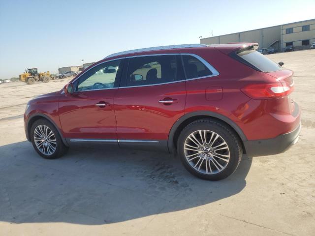 2LMTJ6LR9GBL51411 - 2016 LINCOLN MKX RESERVE Կարմիր լուսանկար 2