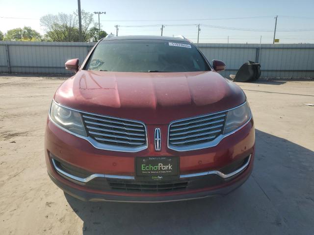 2LMTJ6LR9GBL51411 - 2016 LINCOLN MKX RESERVE Կարմիր լուսանկար 5