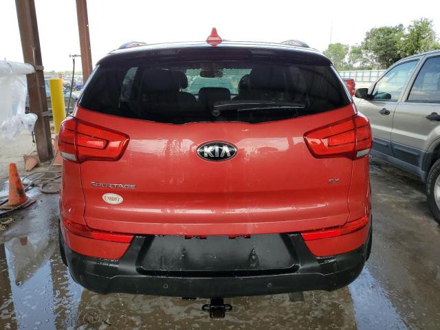 KNDPC3AC5F7684141 - 2015 KIA SPORTAGE EX RED photo 6