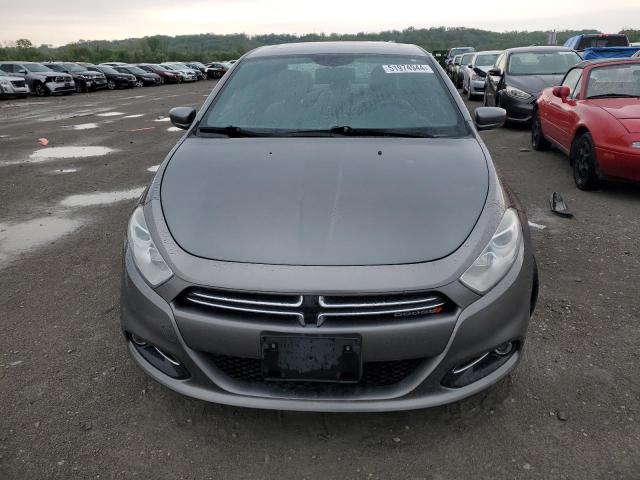 1C3CDFCH9DD319485 - 2013 DODGE DART LIMITED GRAY photo 5