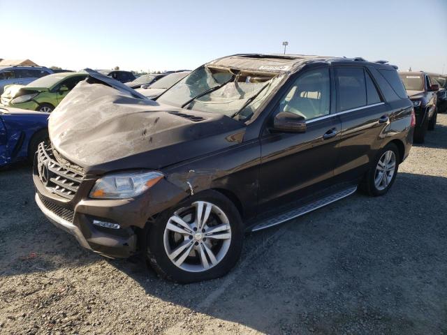 4JGDA5HB5FA582497 - 2015 MERCEDES-BENZ ML 350 4MATIC CHARCOAL photo 1