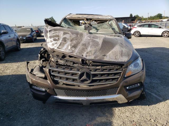 4JGDA5HB5FA582497 - 2015 MERCEDES-BENZ ML 350 4MATIC CHARCOAL photo 5