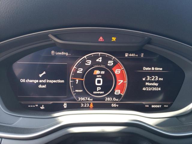 WAUB4DF53JA114400 - 2018 AUDI S5 PREMIUM PLUS შავი ფოტო 9