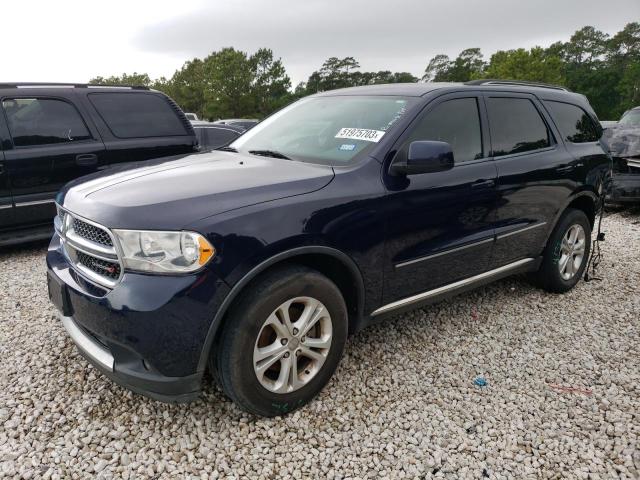 1C4RDHAG9DC651105 - 2013 DODGE DURANGO SXT BLUE photo 1