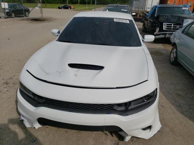 2C3CDXGJ1KH635353 - 2019 DODGE CHARGER SCAT PACK WHITE photo 5