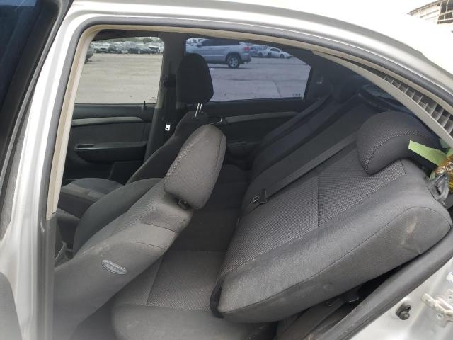 KL1TD5DE6BB152416 - 2011 CHEVROLET AVEO LS Gümüş foto 10