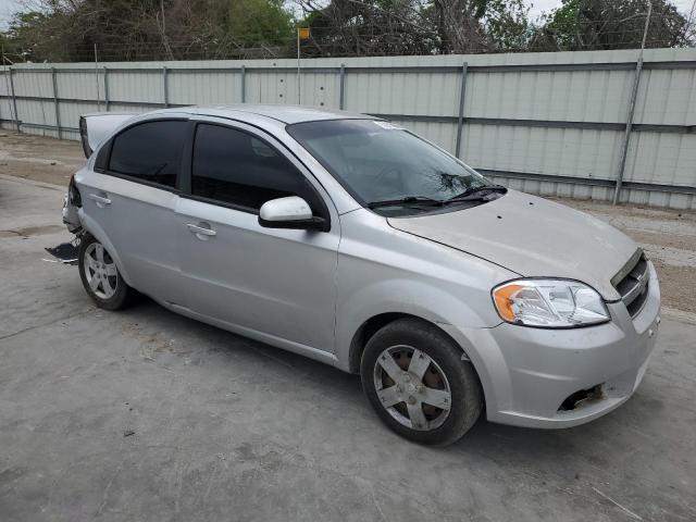 KL1TD5DE6BB152416 - 2011 CHEVROLET AVEO LS SILVER photo 4