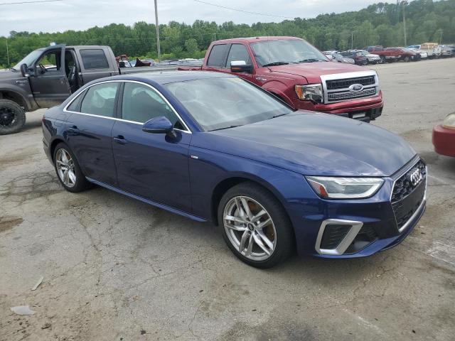 WAUENAF44LN004452 - 2020 AUDI A4 PREMIUM PLUS BLUE photo 4