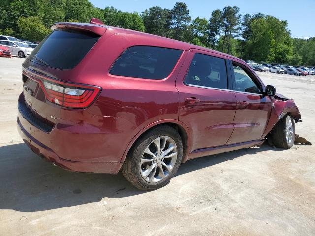 1C4RDHDGXLC259373 - 2020 DODGE DURANGO GT MAROON photo 3