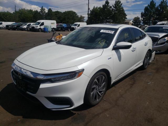 19XZE4F92NE004779 - 2022 HONDA INSIGHT TOURING WHITE photo 2