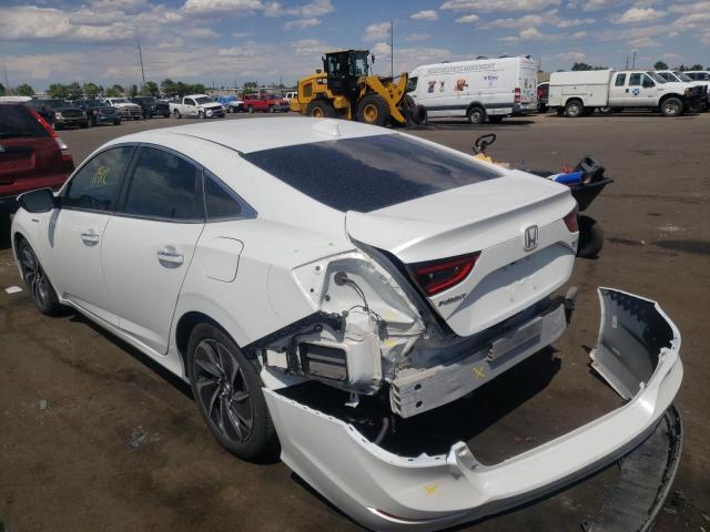 19XZE4F92NE004779 - 2022 HONDA INSIGHT TOURING WHITE photo 3