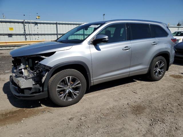 5TDJKRFH2GS280317 - 2016 TOYOTA HIGHLANDER XLE 银色 照片 1