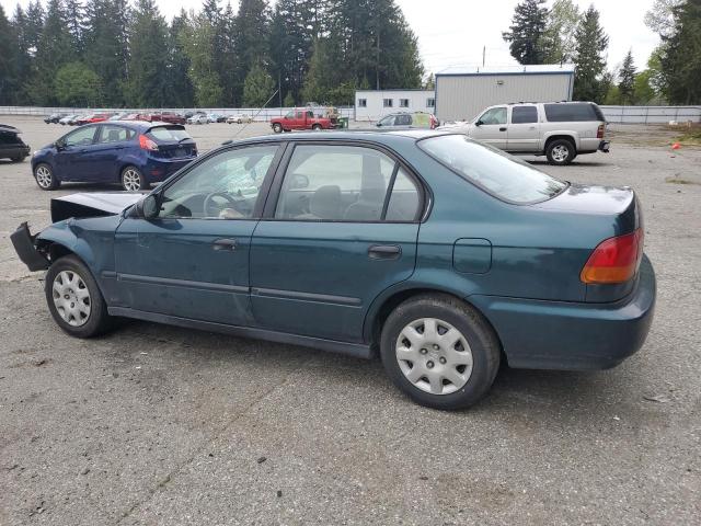 JHMEJ6620WS000560 - 1998 HONDA CIVIC DX GREEN photo 2