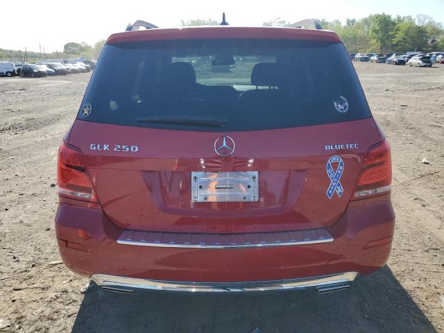 WDCGG0EB0FG425099 - 2015 MERCEDES-BENZ GLK 250 BLUETEC RED photo 6