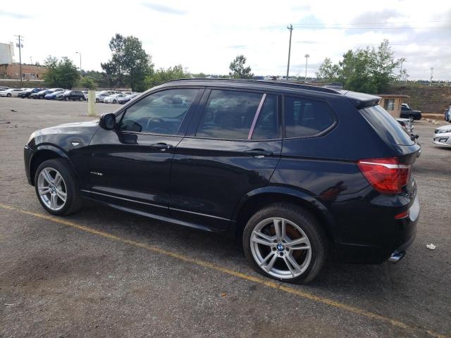 5UXWX7C50BL733414 - 2011 BMW X3 XDRIVE35I BLACK photo 2