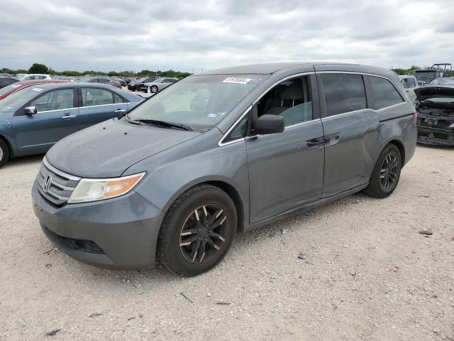 5FNRL5H25DB064205 - 2013 HONDA ODYSSEY LX GRAY photo 1