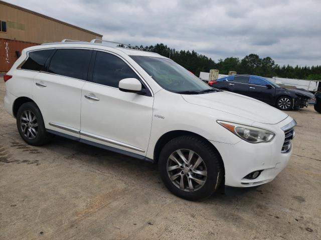 5N1CL0MNXEC543755 - 2014 INFINITI QX60 HYBRID WHITE photo 4