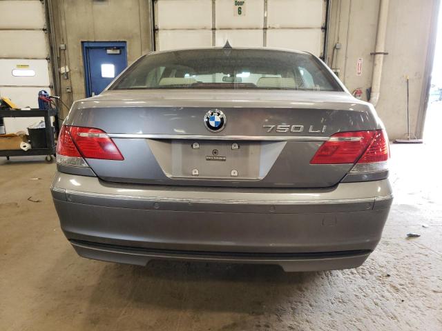 WBAHN83538DT82228 - 2008 BMW 750 LI SILVER photo 6