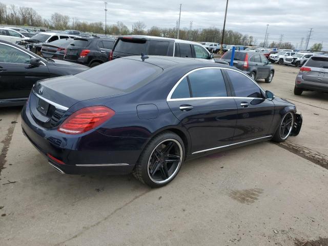 WDDUG8CB9GA266555 - 2016 MERCEDES-BENZ S 550 BLUE photo 3