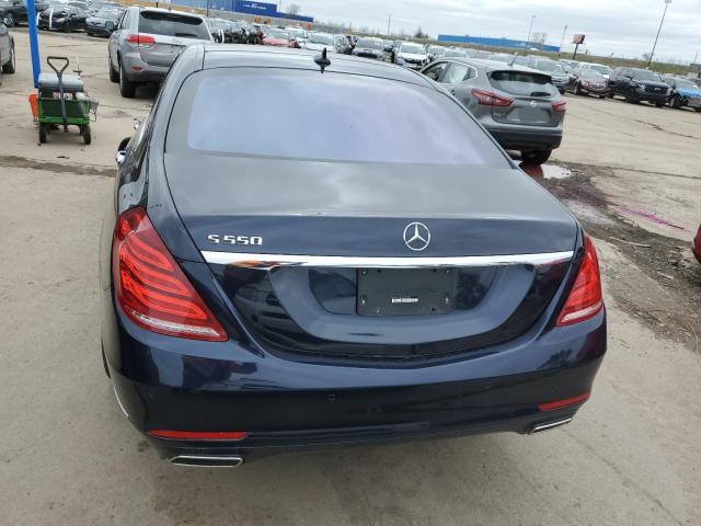 WDDUG8CB9GA266555 - 2016 MERCEDES-BENZ S 550 BLUE photo 6