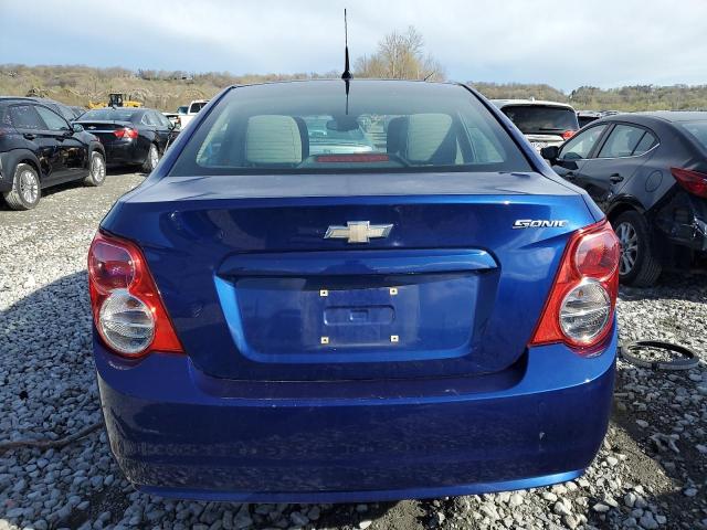 1G1JA5SH4D4251676 - 2013 CHEVROLET SONIC LS BLUE photo 6