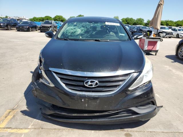 5NPEB4AC0EH887223 - 2014 HYUNDAI SONATA GLS BLACK photo 5