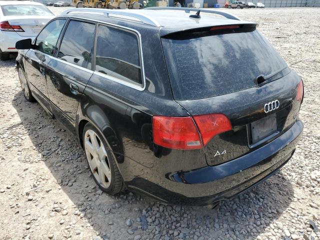 WAUKF78E08A134879 - 2008 AUDI A4 2.0T AVANT QUATTRO BLACK photo 3