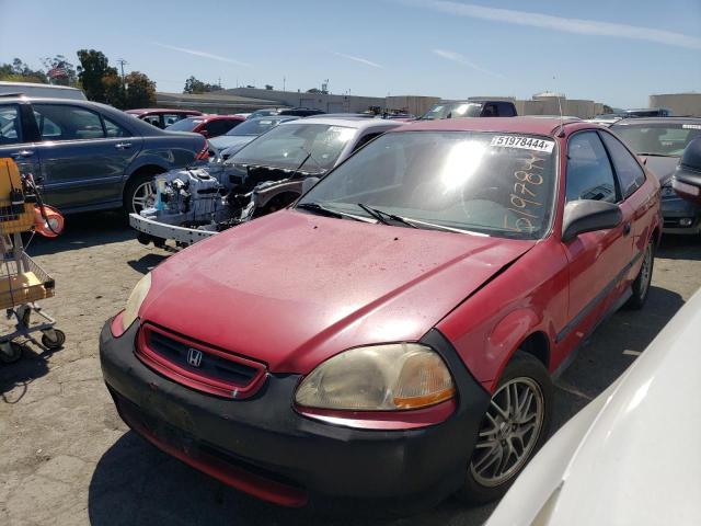 1HGEJ7226VL026488 - 1997 HONDA CIVIC HX RED photo 1