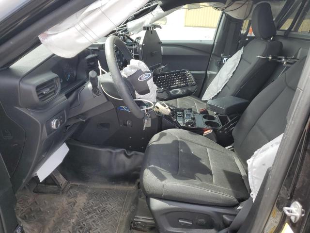 1FM5K8AB5LGD18590 - 2020 FORD EXPLORER POLICE INTERCEPTOR Қара фото 7