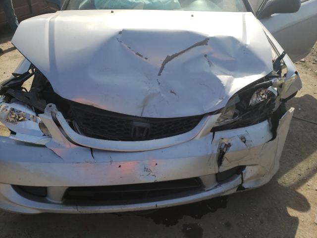 1HGEM22184L009322 - 2004 HONDA CIVIC DX VP SILVER photo 11