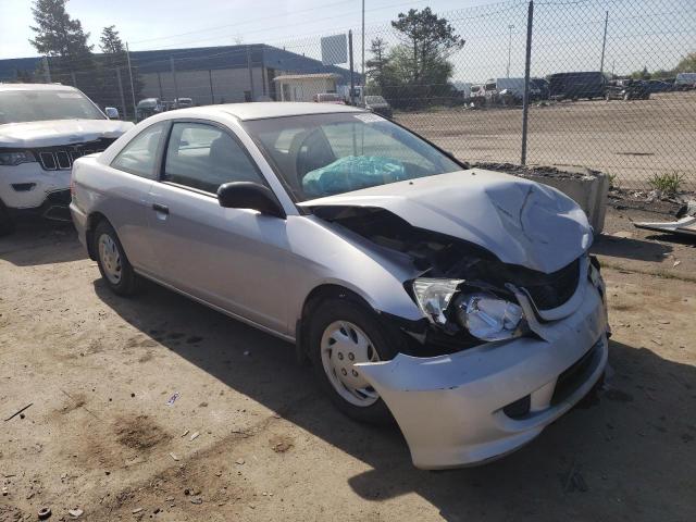 1HGEM22184L009322 - 2004 HONDA CIVIC DX VP SILVER photo 4
