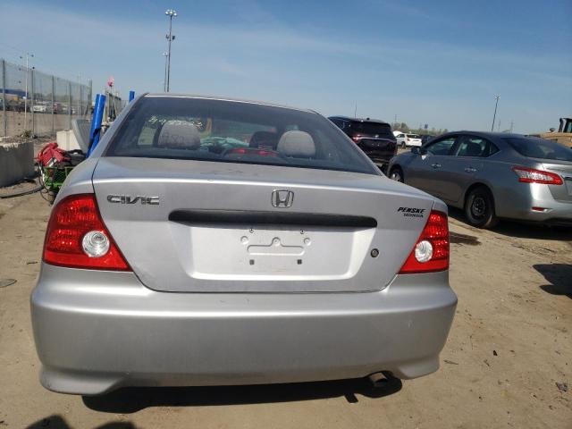 1HGEM22184L009322 - 2004 HONDA CIVIC DX VP SILVER photo 6