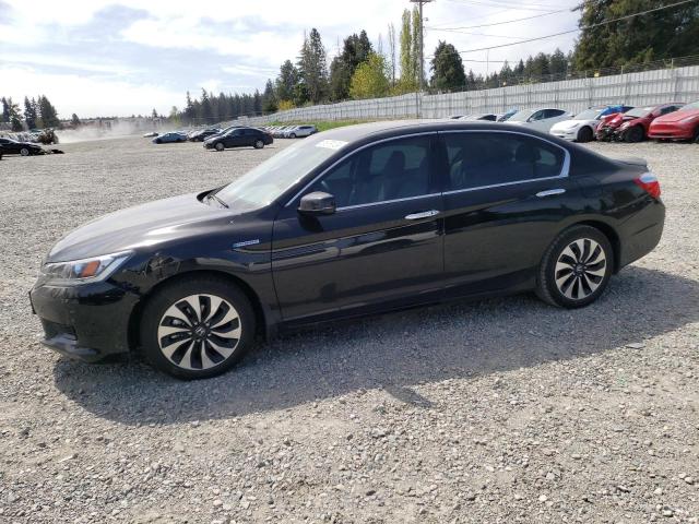 1HGCR6F34EA007365 - 2014 HONDA ACCORD HYBRID BLACK photo 1