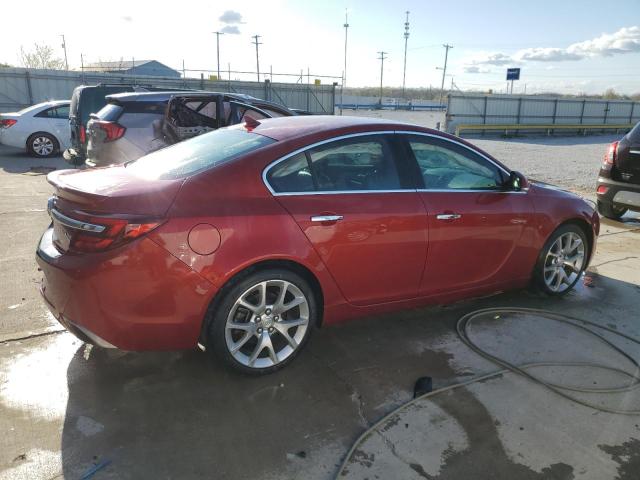 2G4GU5GX9E9277225 - 2014 BUICK REGAL GS RED photo 3