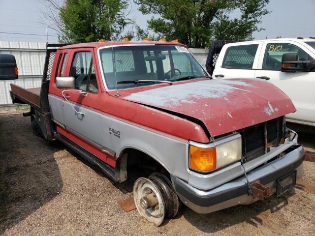 1FTHX26M7MKB31456 - 1991 FORD F250 MAROON photo 1