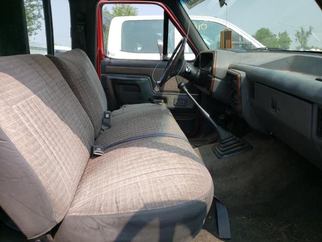 1FTHX26M7MKB31456 - 1991 FORD F250 MAROON photo 5