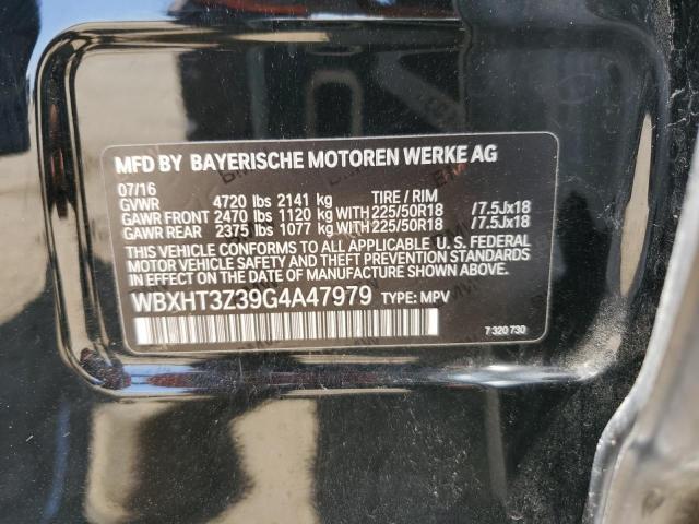 WBXHT3Z39G4A47979 - 2016 BMW X1 XDRIVE28I CHARCOAL photo 13