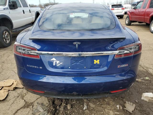 5YJSA1E44GF169988 - 2016 TESLA MODEL S BLUE photo 6