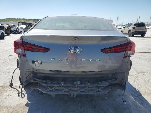 5NPD74LF9KH450823 - 2019 HYUNDAI ELANTRA SE GRAY photo 6