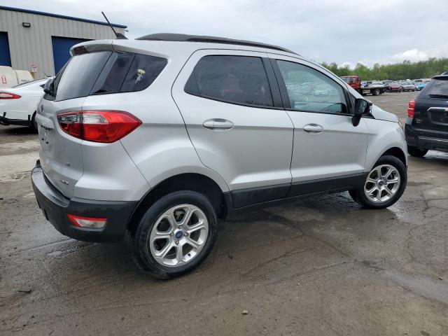 MAJ6S3GL0LC323611 - 2020 FORD ECOSPORT SE SILVER photo 3