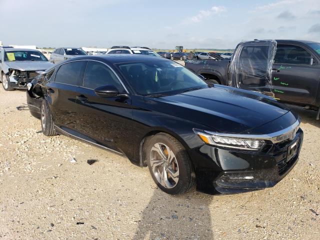 1HGCV1F53JA029383 - 2018 HONDA ACCORD EXL BLACK photo 4