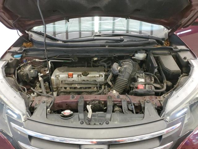 5J6RM4H74DL080762 - 2013 HONDA CR-V EXL 勃艮第红 照片 12