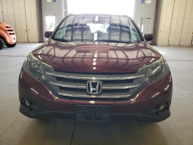 5J6RM4H74DL080762 - 2013 HONDA CR-V EXL 勃艮第红 照片 5